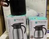 he product featured on the retail packaging is the Penguin Stainless Steel Insulated Vacuum Coffee Pot