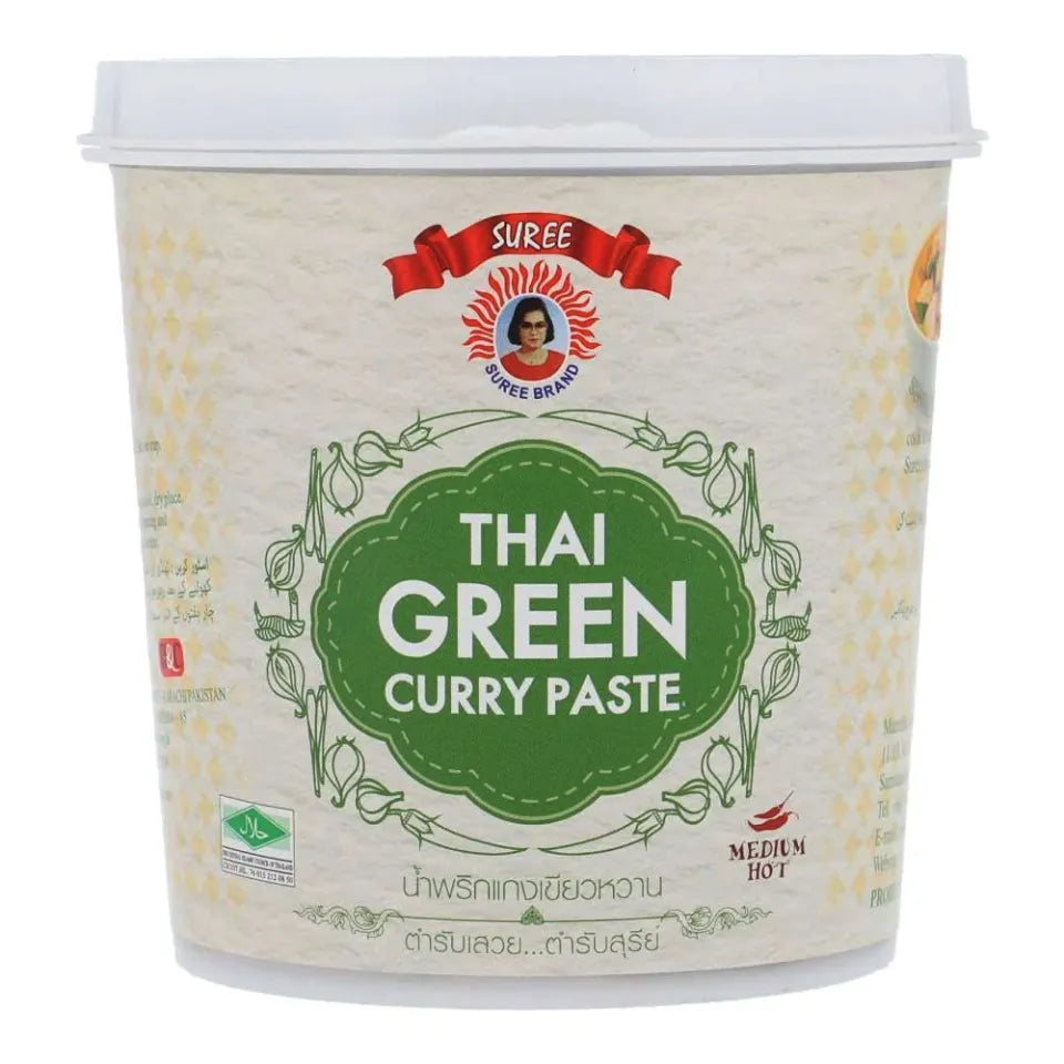 Suree Green Curry Paste, Medium Hot, 400g