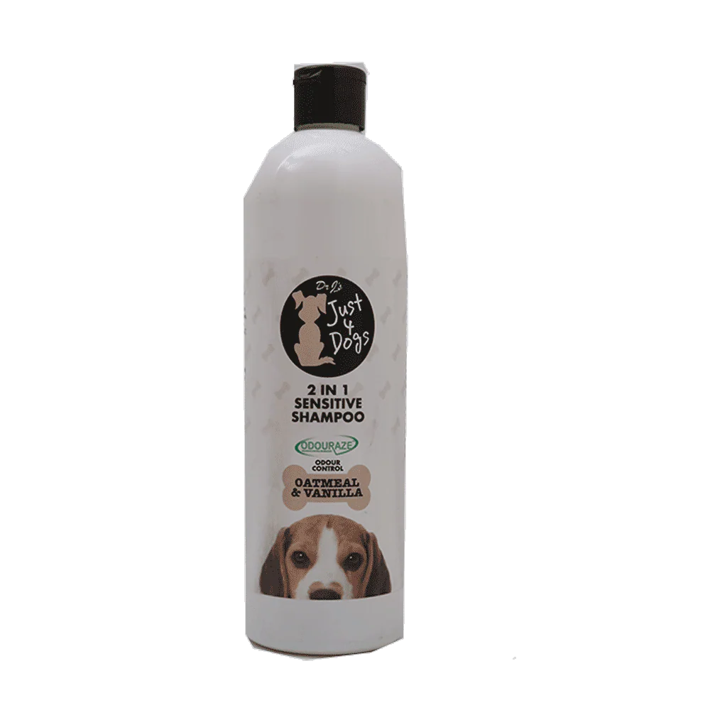 JUST 4 DOG SHAMPOO SENSITIVE OATMEAL & VANILLA 2IN1 500 ML
