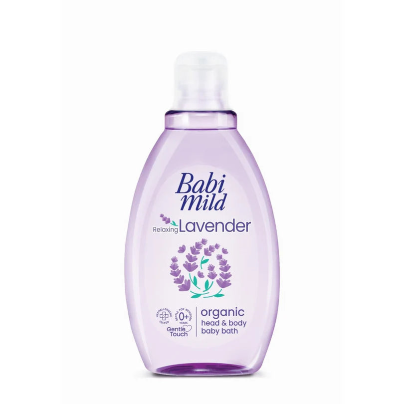 Baby Mild Relaxing Lavender Organic Head & Body Baby Bath 180 ml