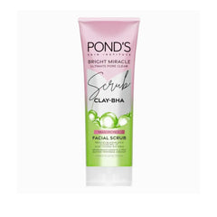 PONDS CLEAR SOLUTION ANTIBACTERIAL + CLARTY SCRUB 100G