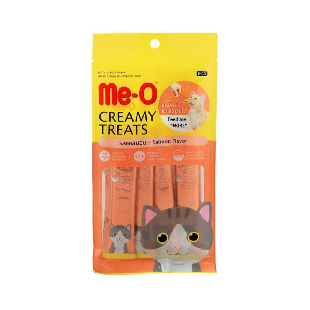 ME-O CAT FOOD CREAMY TREATS SALMON 60 GM