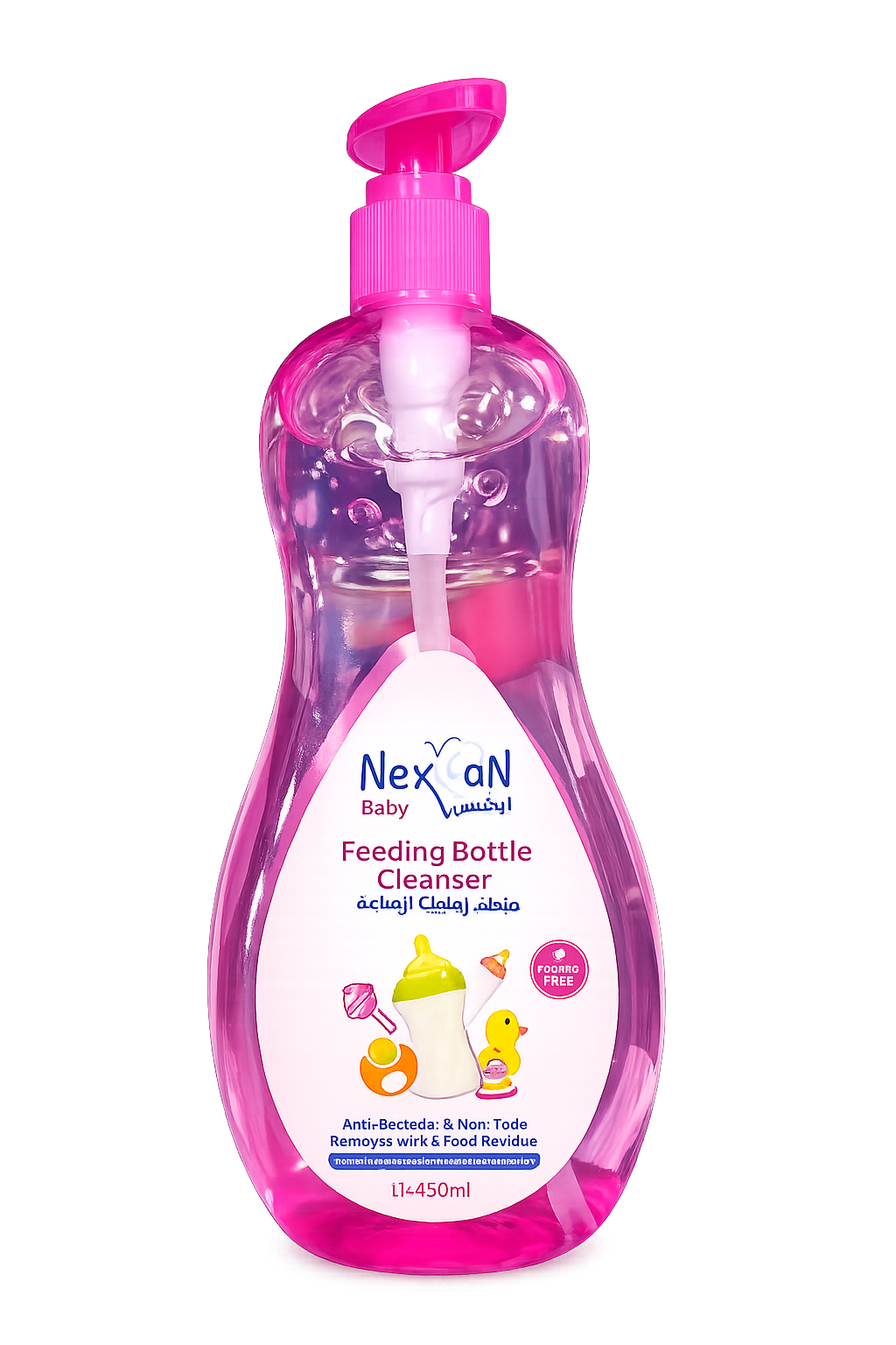 Nexton Feeding Bottle Liquid Soap 450 ml