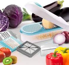 Multifunctional Vegetable Cutter, Slicer & Grater with Storage Container