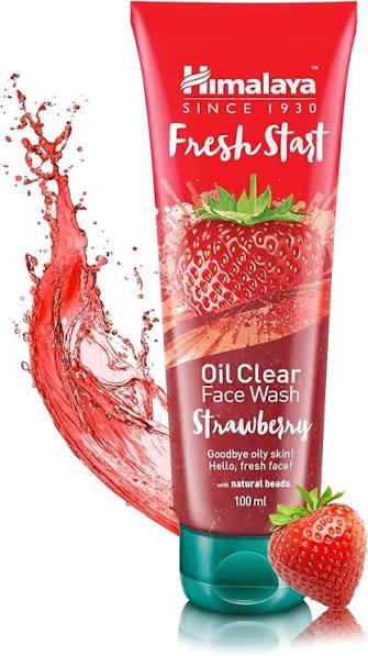 Himalaya Face Wash 100ML  Fruity Oil Clear Strawberry
